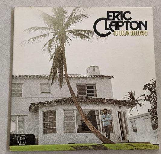 Vintage 1974 Original Press Eric Clapton 461 Ocean Boulevard vinyl record album cover